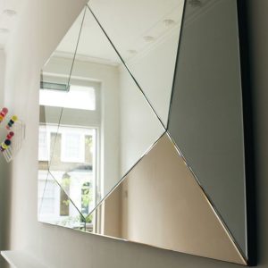 Color Glass Mirror Frame