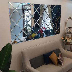 Diamond Cut Glass Wall