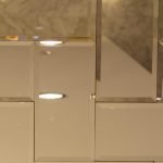 Mirror looking Glass Feature Wall