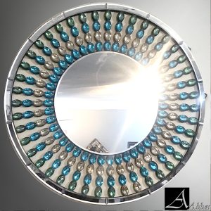 Fancy Glass Mirror - Decorative Glass Mirror